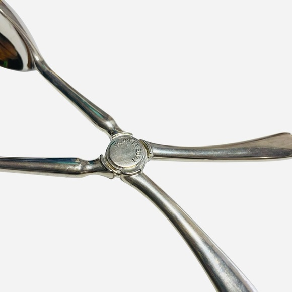 VTG Silver Plate Salad Tongs – Ornate Pastry Server – Elegant Buffet - Picture 12 of 14